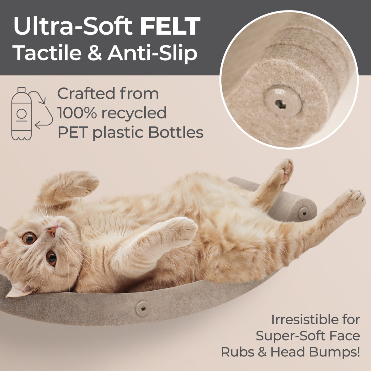 Set of 4 Oatmeal Cat Climbers