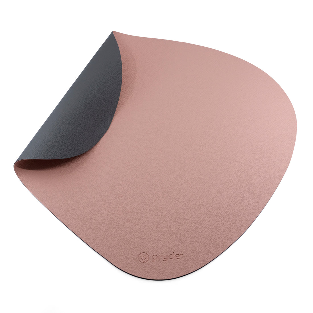 Reversible Cat Dining Mat - Blush/Charcoal