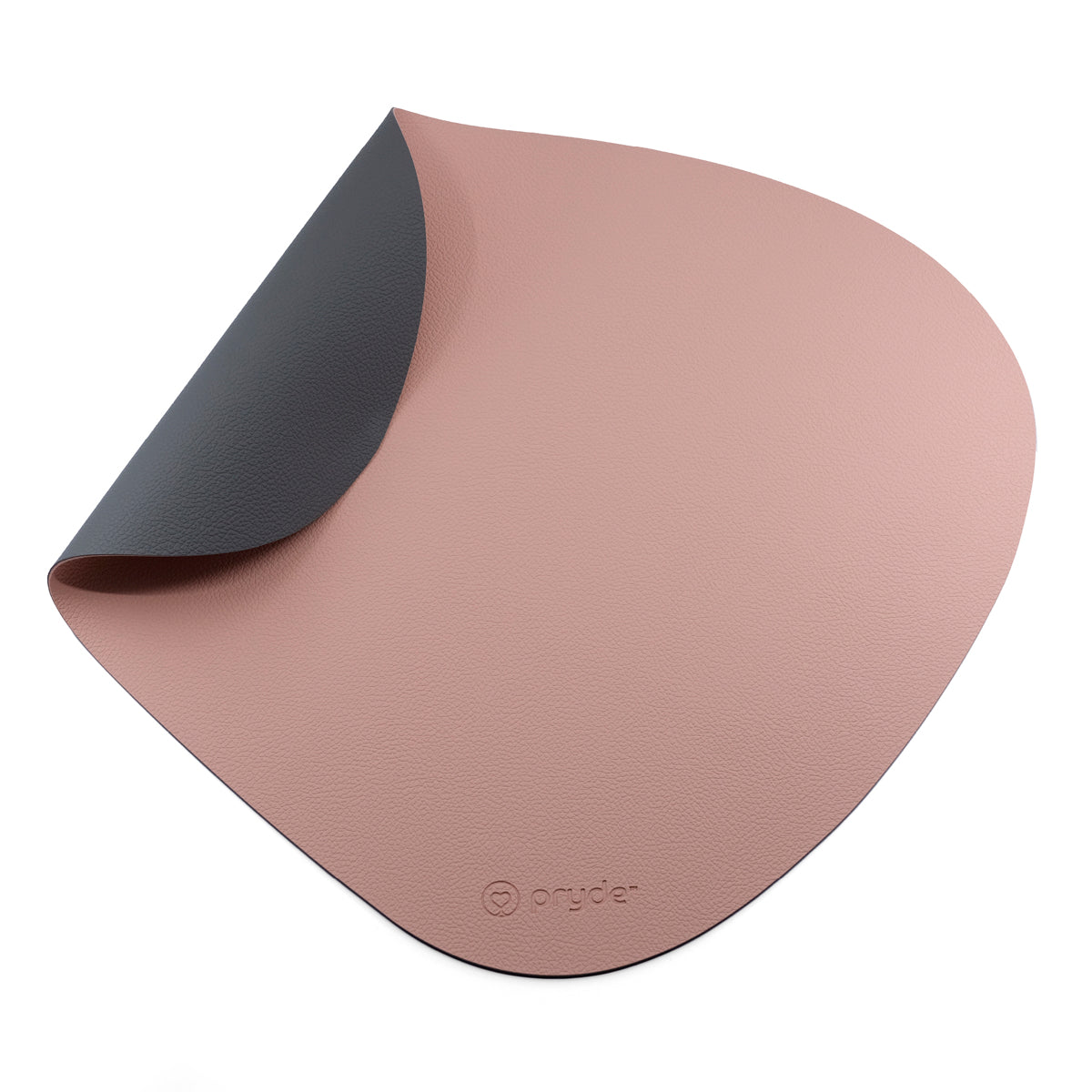 Reversible Cat Dining Mat - Blush/Charcoal