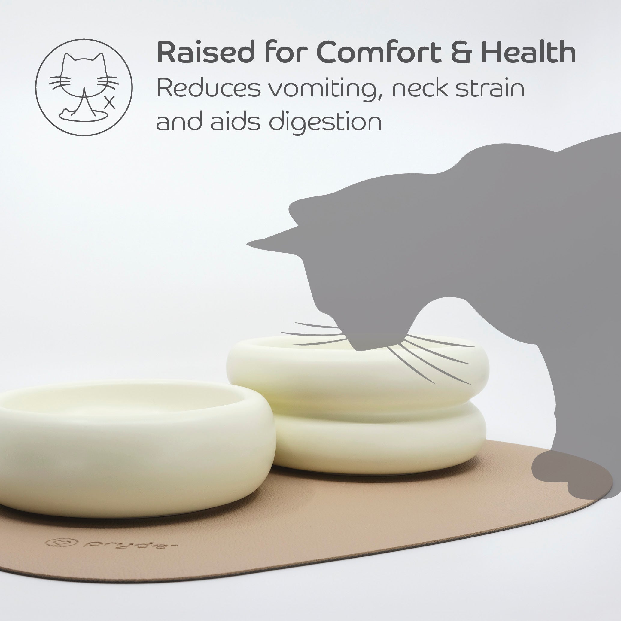 Complete Dining Set with Reversible Charcoal & Oatmeal Dining Mat