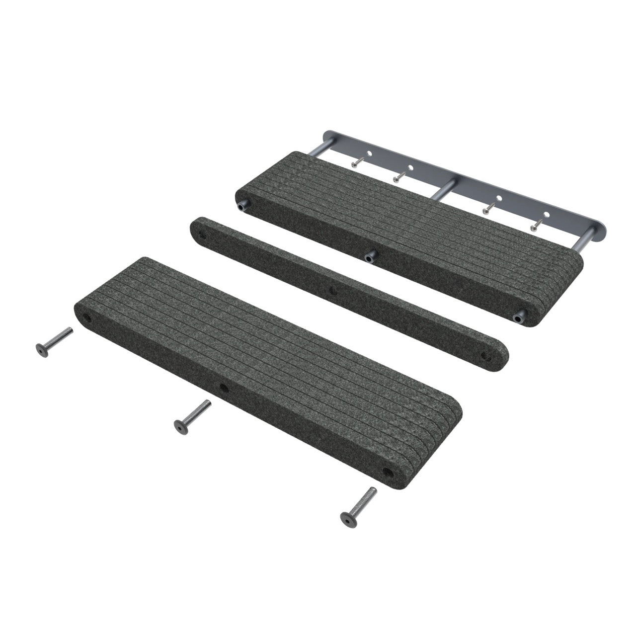 Long Charcoal - Individual Cat Climber Shelf - Pryde Pets | prydepets.com.au