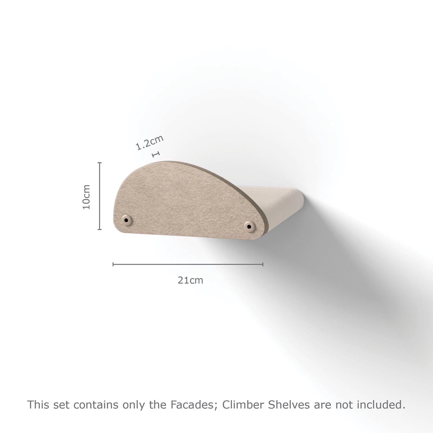 Cat Climber Facades (Oatmeal) - Set of 4 - Pryde Pets | prydepets.com.au