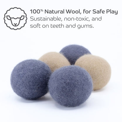 Claw-some Felt Wool Balls – Set of 5