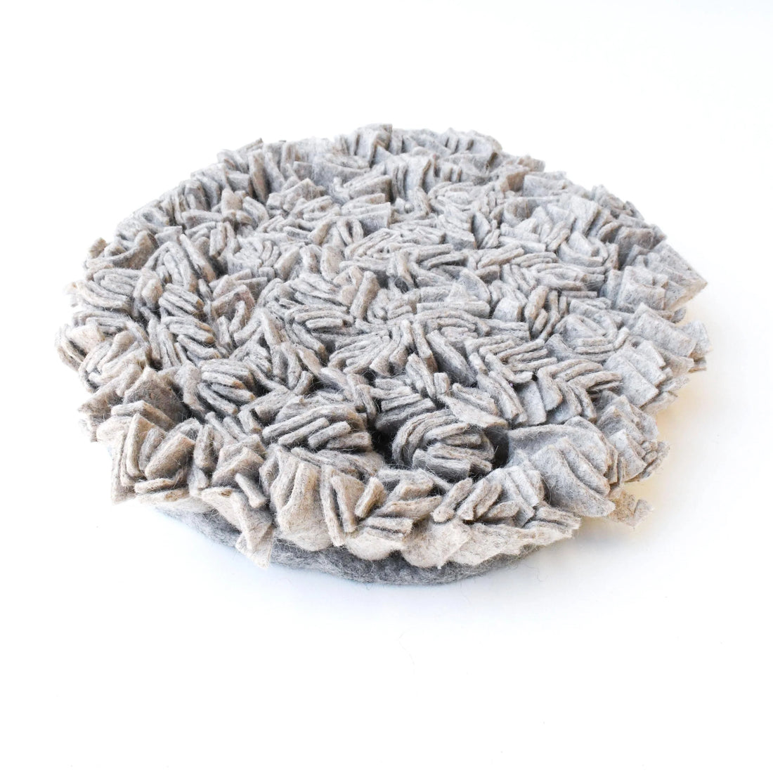 Handmade Felt Snuffle Mat for Cats