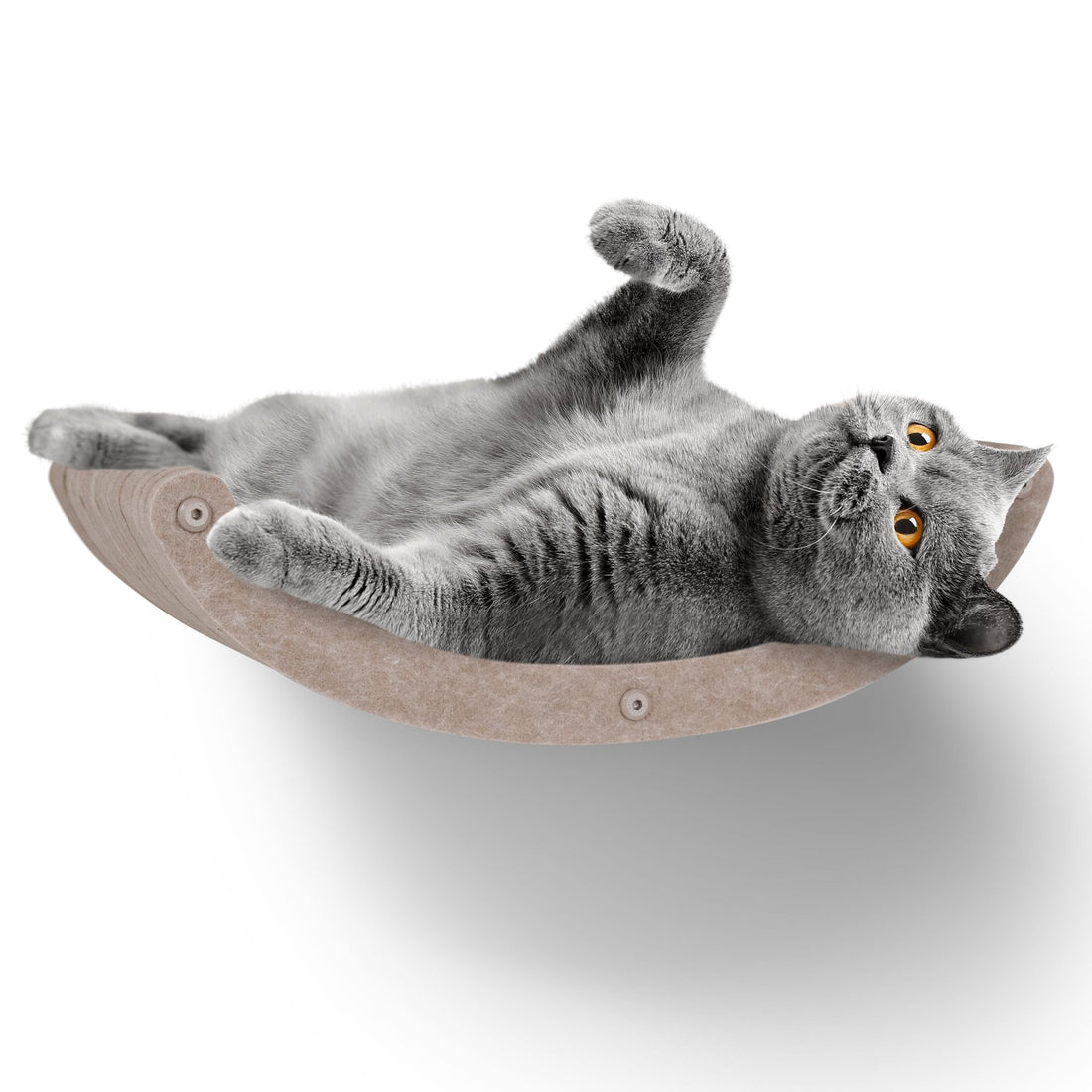 Oatmeal Curved Nest Cat Climber