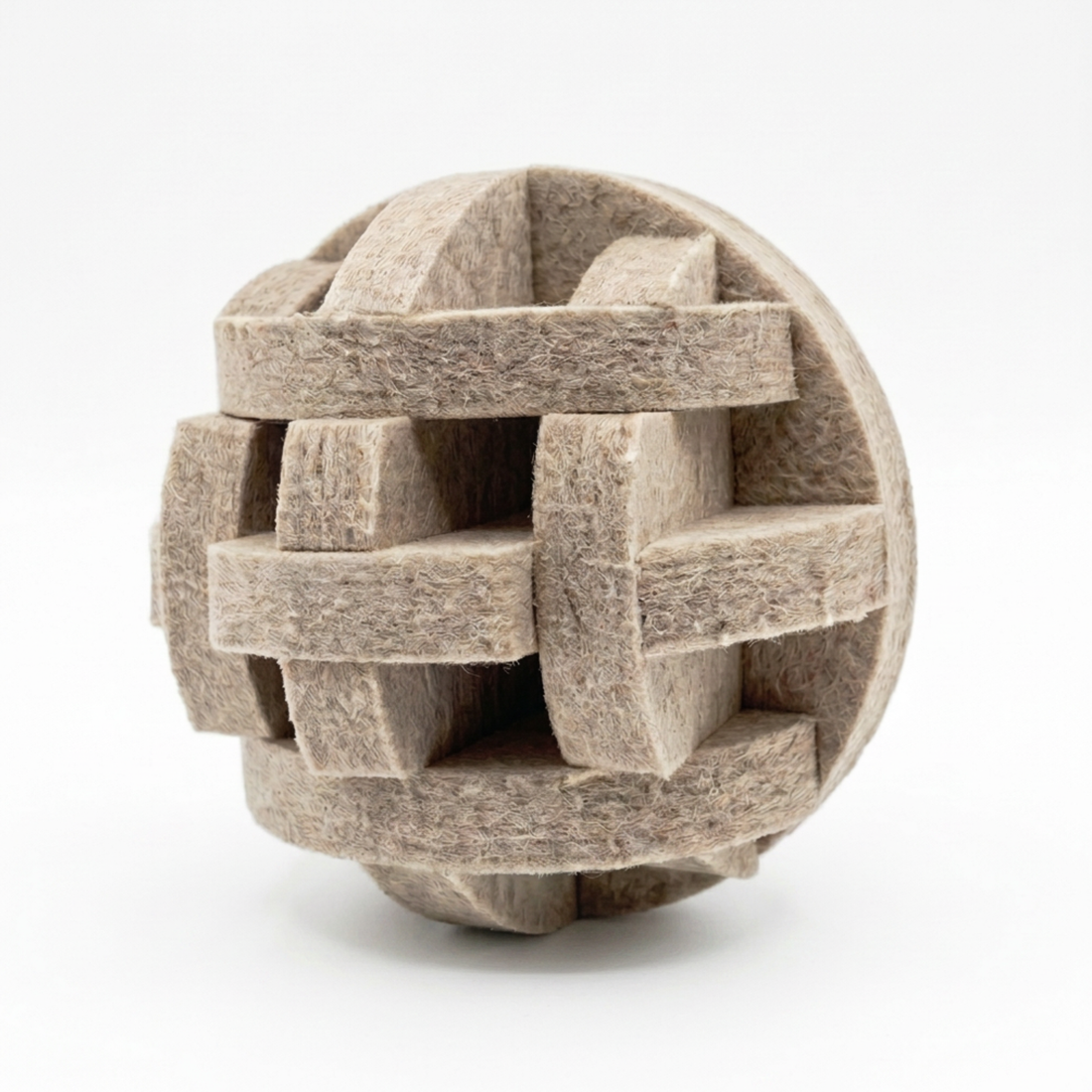 Pounce Orb - Treat &amp; Sensory Enrichment Ball (Oatmeal)