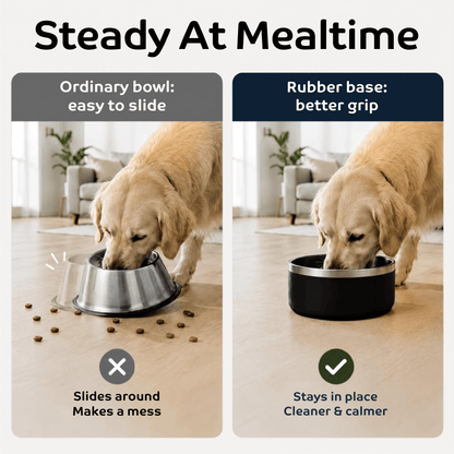 Stainless Steel Dog Bowl (1900ml/64oz) - Pryde Pets