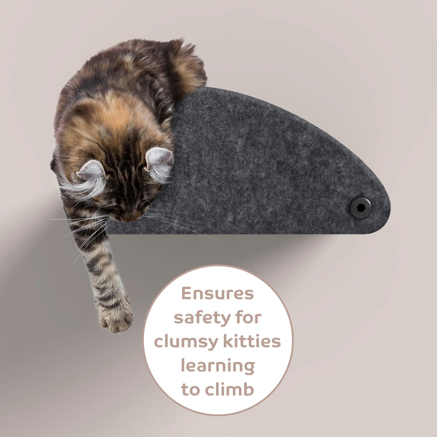 Cat Climber Facades (Charcoal) - Set of 4 - Pryde Pets | prydepets.com.au