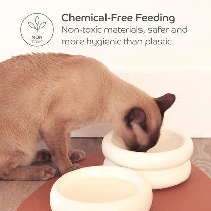 Ceramic Dining Bowl - Elevated - Pryde Pets