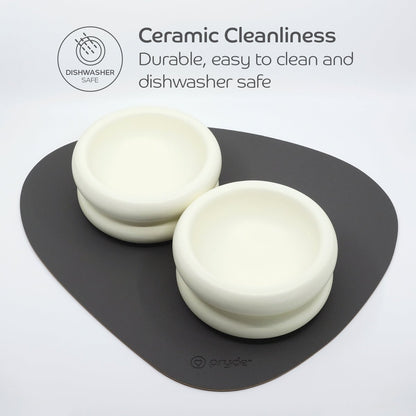 Ceramic Dining Bowl - Elevated - Pryde Pets